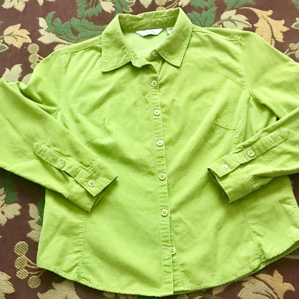 Green Corduroy Shirt